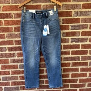 Judy Blue Pull On Jeans Women's 27 Medium Blue Skinny Fit Capri‎ Denim